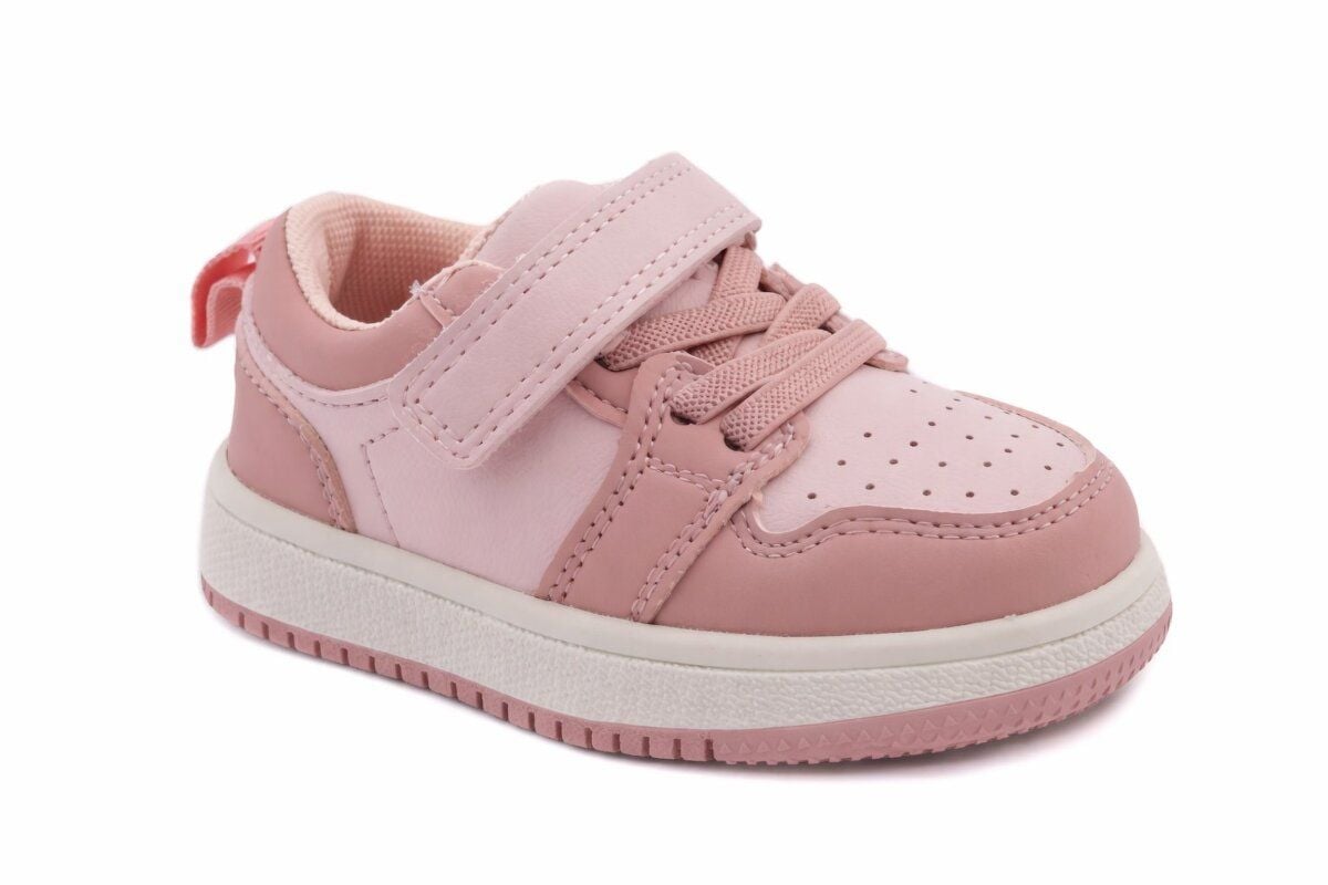 Кросівки на липучку, устілка текстиль Рожевий\пудра TC821 Apawwa 28(р)