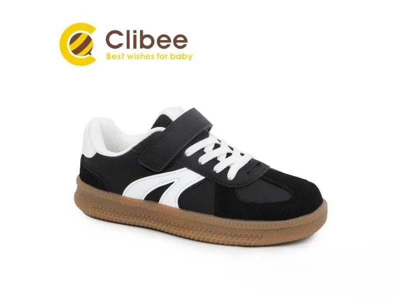 Кросівки на липучку (black/white) EB678-1 Clibee 26(р)