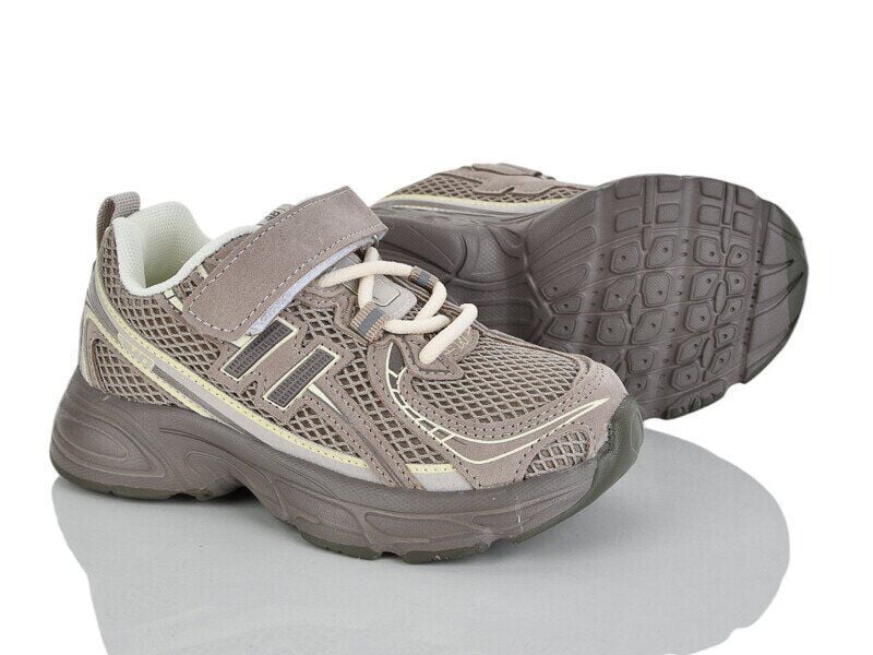 Кросівки в сіточку на липучку 740 Коричневий G656-2K Kimboo 29(р)