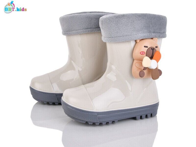 Гумові чобітки, капібара-вітрячок Беж/сірий M730-7 BBT.kids 25(р)