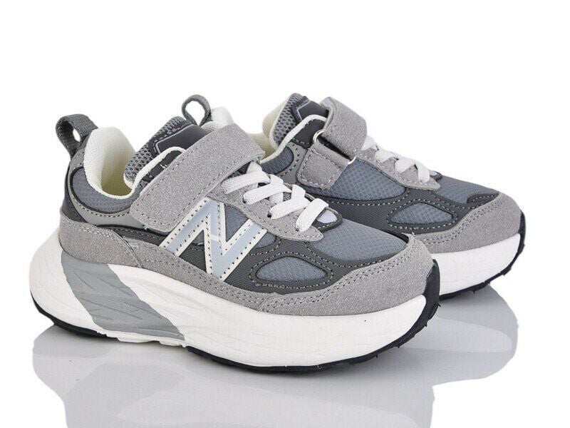 Кросівки комбіновані, з вставками на липучку (N) Сірий G2584-2D Kimboo 29(р)