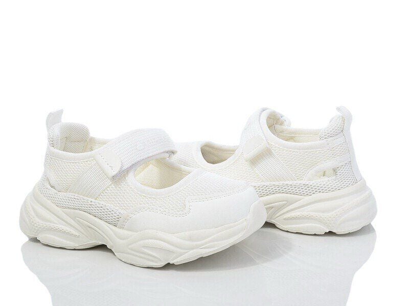 Кросівки, сіточка- обємна підошва Молочний Kimboo 26(р)