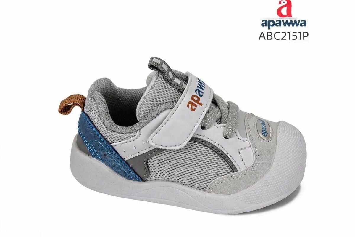 Кросівки, прорезинений носик Сірий ABC2151P Apawwa 17 (р)