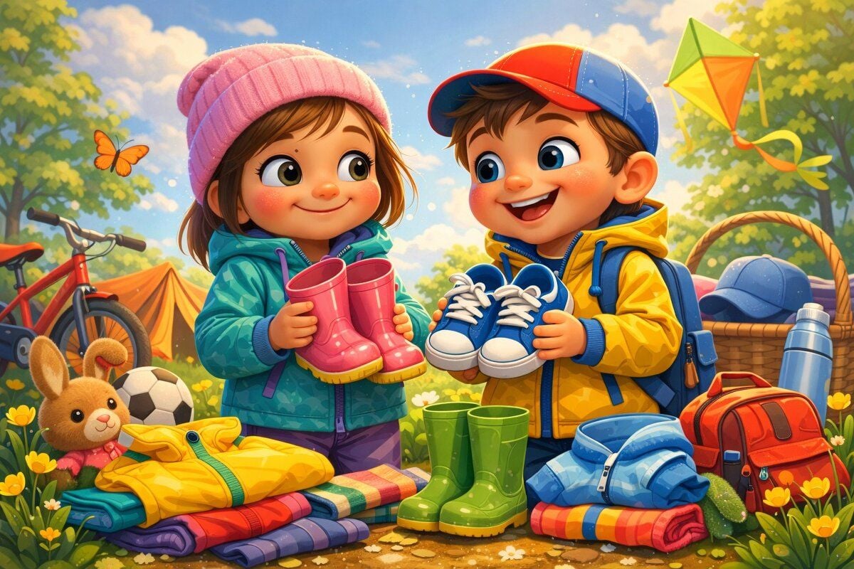 10 необхідних речей для дитини навесні: повний список для батьків