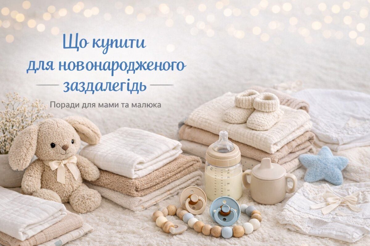 Що потрібно купити для новонародженого заздалегідь: повний список речей для мами та малюка