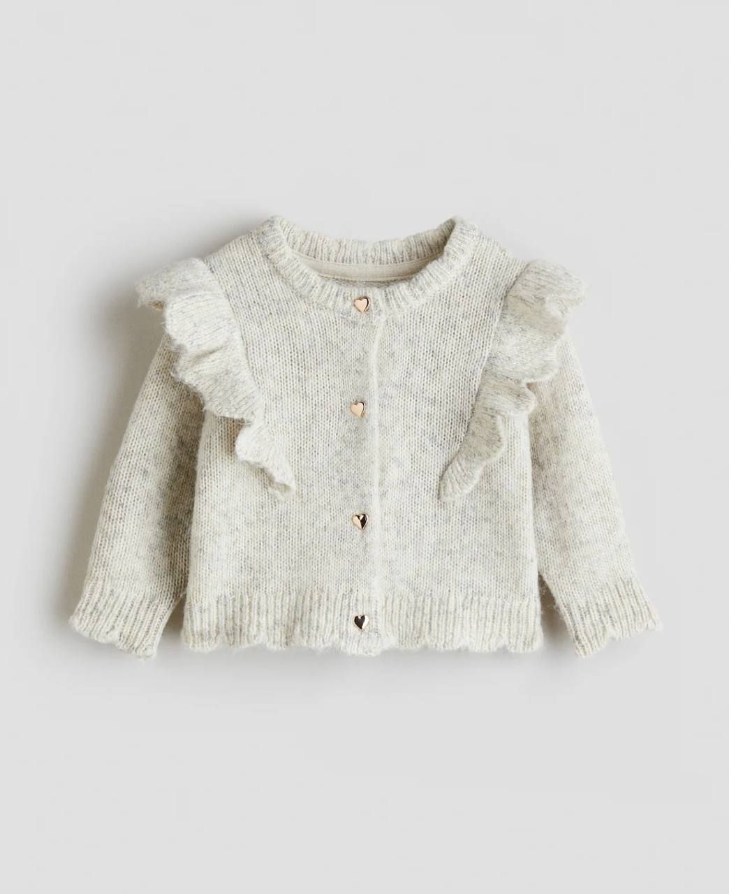 Кардиган з рюшами H&M