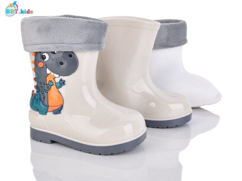 Гумові чобітки, дракончик Сірий M728-1 BBT.kids