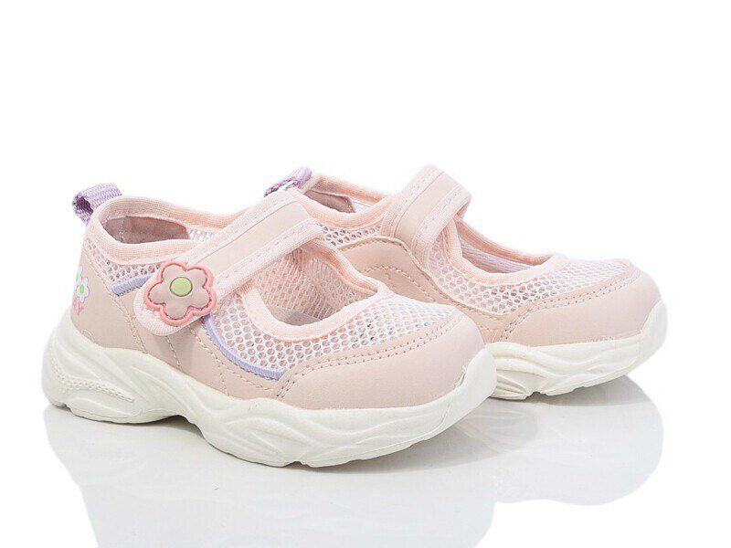 Рожеві кросівки Kimboo з квіточкою