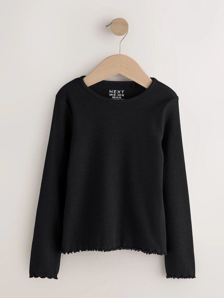 Реглан в рубчик Чорний MD/06003 Next