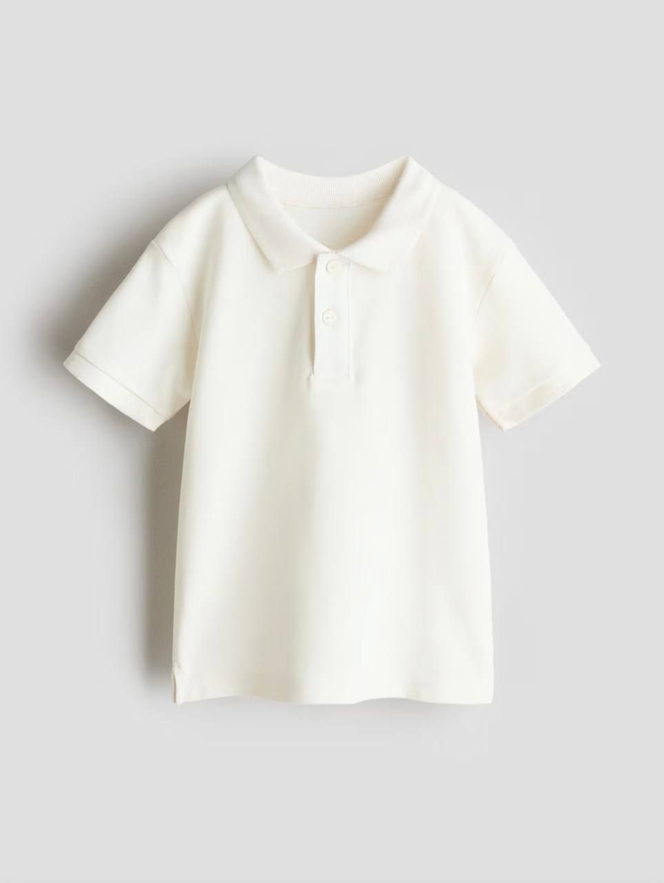 Футболка поло Молочний H&M